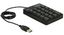 Keyboards DeLOCK 12481 numeric keypad Universal USB Black