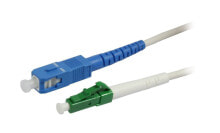 Wires, cables Synergy 21 S215631 fibre optic cable 5 m LC SC OS2 White