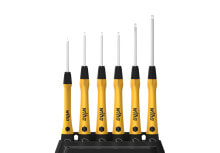 Other Tools Wiha Fine screwdriver set PicoFinish ESD. Weight: 353 g. Handle colour: Black/Yellow