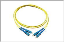 Cables and wires for construction Alcasa LW-902SC fibre optic cable 2 m SC OS2 Blue, Yellow
