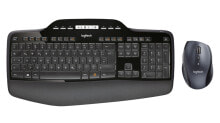 Keyboards and Mouse Kits Logitech MK710 keyboard RF Wireless QWERTZ Swiss Black
