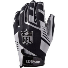 Athletic Gloves Wilson NFL Stretch Fit Receivers Gloves M WTF930700M