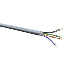 Wires, cables Value 21.99.0196. Cable length: 300 m, Cable standard: Cat5e, Cable shielding: F/UTP (FTP), Cable colour: Gray