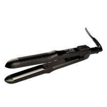 Hair Tongs, Curlers and Irons ID Italian IDEVOLCURV hair styling tool Straightening iron Warm Black