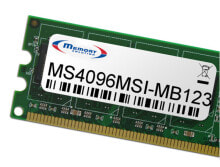 Memory Memory Solution MS4096MSI-MB123. Component for: PC/server, Internal memory: 4 GB