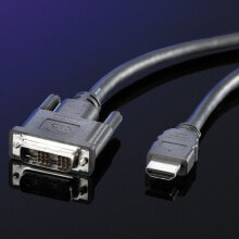 Cables or Connectors for Audio and Video Equipment Value Monitor Cable, DVI (18+1) - HDMI, M/M 1 m