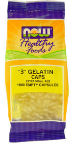 NOW Foods "3" Empty Gelatin Caps Extra Small -- 1000 Capsules