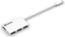 USB Hubs Sandberg USB-C to 4 xUSB 3.0 Pocket Hub
