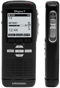 Voice Recorders Grundig Digta 7, 300 h, Quality Play (QP),Standard Play (SP), 200 - 20000 Hz, 2048 MB, LCD, 160 x 160 pixels