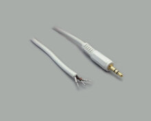 Accessories for cable channels BKL Electronic 1101251 audio cable 1.8 m 2.5mm White