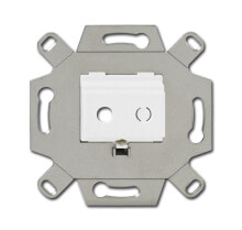 Sockets, switches and frames Busch-Jaeger 2CKA000230A0456. Product colour: Grey, Brand compatibility: Busch-Jaeger, Socket type: 3.5 mm