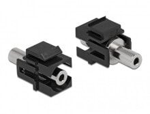 Cables & Interconnects stereo jack female 3.5 mm 3 pin - stereo jack female 3.5 mm 3 pin, black