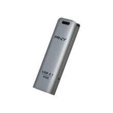 USB Flash Drives PNY FD64GESTEEL31G-EF USB flash drive 64 GB 3.2 Gen 1 (3.1 Gen 1) Stainless steel