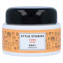 Wax and Paste Воск для мягкой фиксации Style Stories Alfaparf Milano Funk Clay (100 ml)