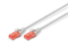 Cables or Connectors for Audio and Video Equipment Digitus DK-1617-100 networking cable Grey 10 m Cat6 U/UTP (UTP)