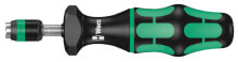 Screwdriver Bits And Holders  Wera 05074772001. Width: 37 mm, Length: 15.5 cm, Height: 37 mm. Handle colour: Black/Green. Country of origin: Czech Republic
