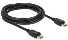Cables & Interconnects DeLOCK 3m Displayport 1.2a Black