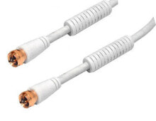 Cables & Interconnects e+p FA 201 G coaxial cable 1.5 m F White