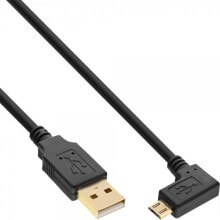 Cable channels InLine 31715T USB cable 1.5 m USB 2.0 USB A Micro-USB B Black