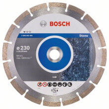 Cutting discs Bosch 2 608 602 601. Suitable for materials: Stone, Blade diameter: 23 cm, Bore size: 2.22 cm. Quantity per pack: 1 pc(s)