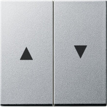 Sockets, switches and frames 029426. Product colour: Aluminium