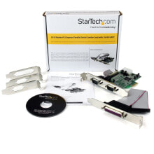 Network Cards and Adapters StarTech.com 2S1P Native PCI Express Parallel Serial Combo Card with 16550 UART
