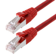 Cable channels Helos CAT5e SF/UTP 0.25m, 0.25 m, Cat5e, SF/UTP (S-FTP), RJ-45, RJ-45, Red
