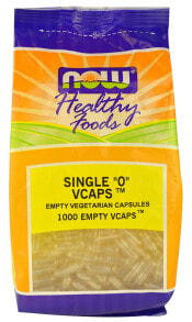 NOW Foods Healthy Foods Single "0" Empty Vcaps™ -- 1000 Vcaps®