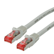 Cable channels ROLINE 21152607 networking cable Grey 10 m Cat6 S/FTP (S-STP)