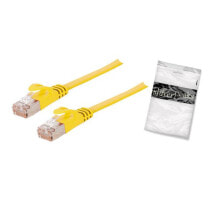 Cables & Interconnects shiverpeaks U/FTP, Cat.7, slim, 1.0m, 1 m, Cat7, U/FTP (STP), RJ-45, RJ-45, Yellow