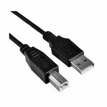 Computer Сables, Сonnectors and Adapters USB-кабель NANOCABLE AIEACI0014 10.01.0103BK A-B Принтер