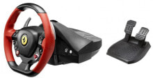 Steering wheels, Joysticks And Gamepads Thrustmaster Ferrari 458 Spider Black, Red Steering wheel + Pedals Xbox One
