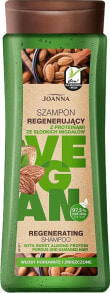 Shampoos Joanna Vegan Szampon regenerujący z proteinami ze słodkich migdałów