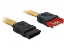 Cables & Interconnects DeLOCK 0.5m SATA III SATA cable Brown