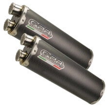 Spare Parts GPR EXHAUST SYSTEMS Dual Carbon Double Slip On Muffler Monster S4 01-03 Homologated