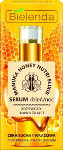 Facial Serums, Ampoules And Oils Bielenda Serum do twarzy Manuka Honey Nutri Elixir odżywczo-nawilżające 30g