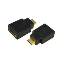 Cables or Connectors for Audio and Video Equipment LogiLink AH0009 cable gender changer HDMI C HDMI A Black