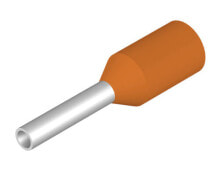 Tips, Sleeves, Ppe, Zpo Weidmüller H0.5/12 OR, Pin terminal, Straight, Metallic,Orange, 0.5 mm², 1.2 cm, 8 mm