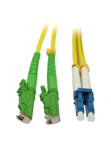 Wires, cables S215512, 1 m, 2x LC, 2x E-2000 (APC), Yellow