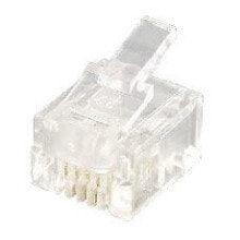 Cables & Interconnects Equip Telephone Plug, 6P4C