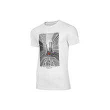 Mens T-Shirts and Tanks T-shirt 4F M H4Z20-TSM020 White