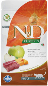 Cat Dry Food Farmina N Deer & D Cat Pumpkin Pumpkin and Apple