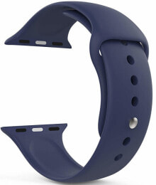 Watchbands Silikonový řemínek - Tmavě modrý 38/40 мм