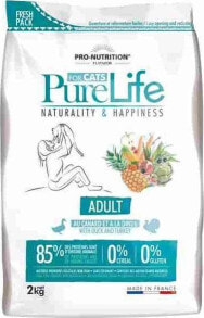Cat Dry Food Sopral Pnf Pure Life Kot Adult Duck Turkey 2kg