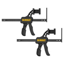 Clamps DeWALT DWS5021. Type: Bar clamp, Product colour: Black. Number of products included: 2 pc(s)