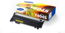 Cartridges Samsung CLT-Y404S. Colour toner page yield: 1000 pages, Printing colours: Yellow, Quantity per pack: 1 pc(s)