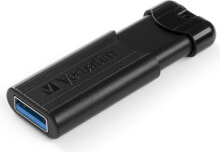 USB Flash drive Verbatim PinStripe 3.0 - USB 3.0 Drive 256GB  - Black