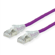 Cable channels Dätwyler Kat.6 H AMP v2 violett 1m CU 7702 flex LS0H v2 - SFTP - 1 m