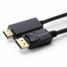 Cables & Interconnects Microconnect MC-DP-HDMI-1000, 10 m, DisplayPort, HDMI, Male, Male, Straight