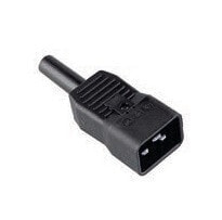 Cables or Connectors for Audio and Video Equipment 915.175, C20, Black, Thermoplastic, 250 V, 16 A